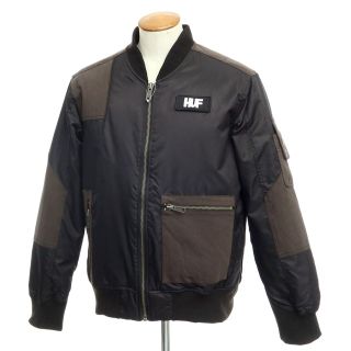 ハフ(HUF)の【中古】ハフ HUF ナイロン MA-1 ミリタリージャケット【サイズM】【メンズ】(ミリタリージャケット)