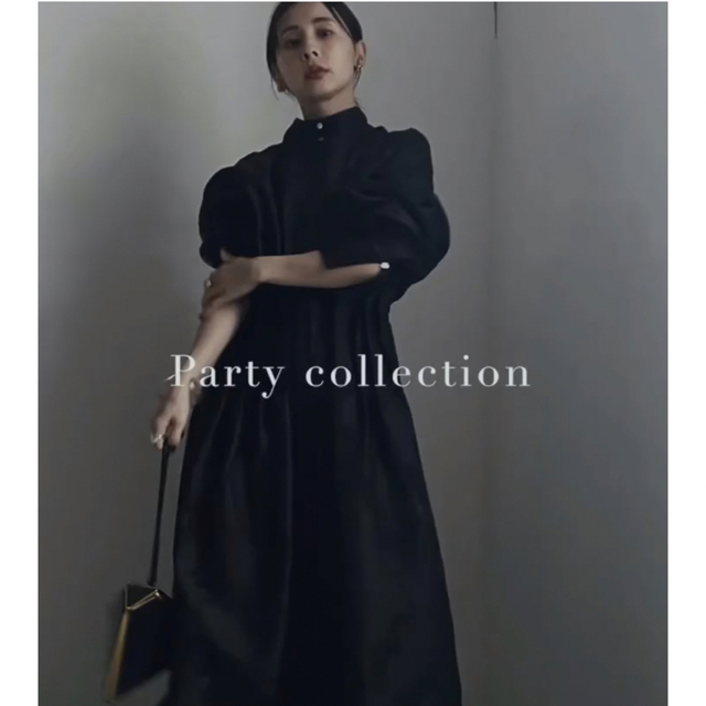 Ameri VINTAGE(アメリヴィンテージ)のUND SHEER JACQUARD TUCK DRESS 新品 Ameri レディースのワンピース(ロングワンピース/マキシワンピース)の商品写真