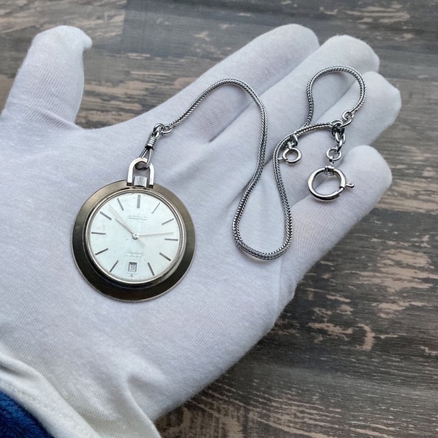 動作品】セイコー SEIKO アンティーク 懐中時計 1960年代頃 手巻き 超