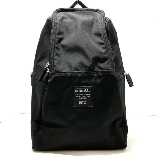 マリメッコ リュックサック美品 - 黒 # www.uig.sanjuandelrio.gob.mx