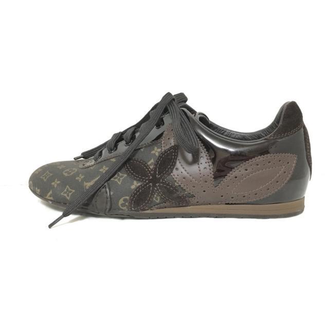 LOUIS VUITTON - ルイヴィトン スニーカー 34 1/2美品 -の通販 by