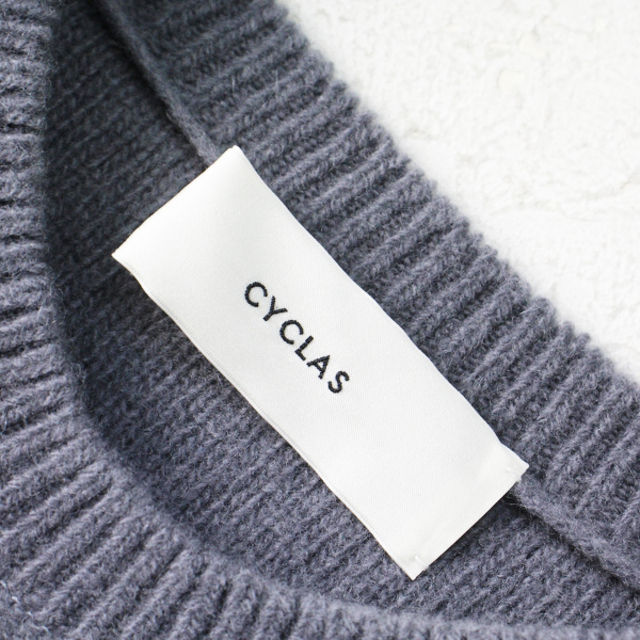 CYCLAS シクラス ウールカシミヤ クルーネックニットプルオーバー XS