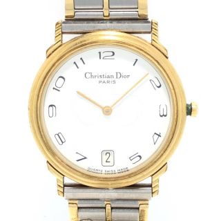 ディオール(Christian Dior) 白 腕時計(レディース)(ステンレス)の