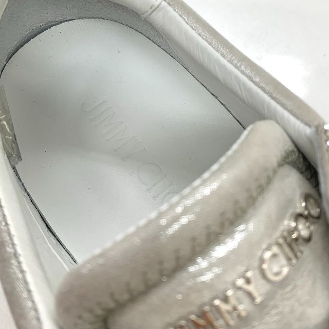 JIMMY CHOO(ジミーチュウ)の4231 未使用 ジミーチュウ ダイヤモンド スワロフスキー ロゴ スニーカー  レディースの靴/シューズ(スニーカー)の商品写真