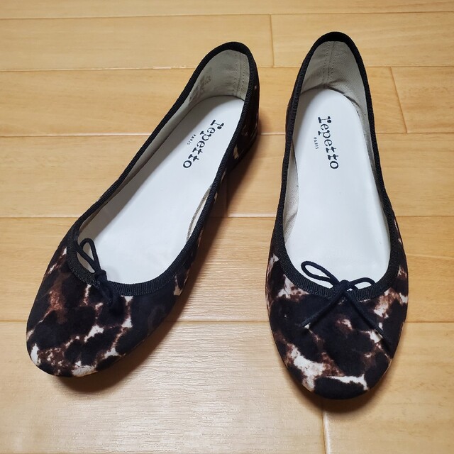 極美品】レペットrepetto サンドリオン レオパード-