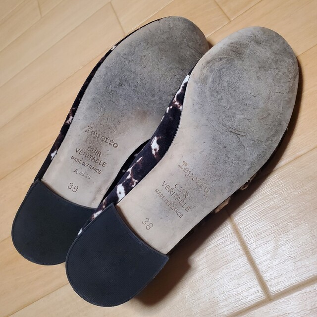 repetto(レペット)の【極美品】レペットrepetto 　サンドリオン　レオパード レディースの靴/シューズ(バレエシューズ)の商品写真