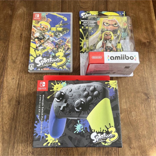 スプラトゥーン3 Nintendo Switch プロコン amiibo 【代引き不可