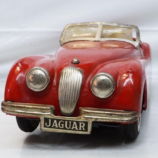 米澤 三陽(旧トミー)【ジャガーXK120赤】ブリキtin toy car 箱無 米澤 三陽(旧トミー)【ジャガーXK120赤】ブリキtin toy car 箱無