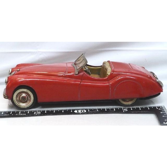 米澤 三陽(旧トミー)【ジャガーXK120赤】ブリキtin toy car 箱無 米澤 三陽(旧トミー)【ジャガーXK120赤】ブリキtin toy car 箱無