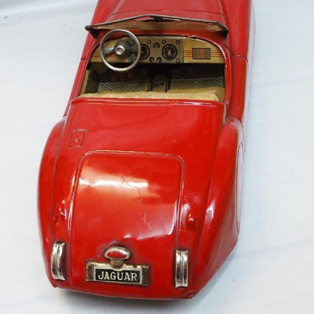 米澤 三陽(旧トミー)【ジャガーXK120赤】ブリキtin toy car 箱無 米澤 三陽(旧トミー)【ジャガーXK120赤】ブリキtin toy car 箱無