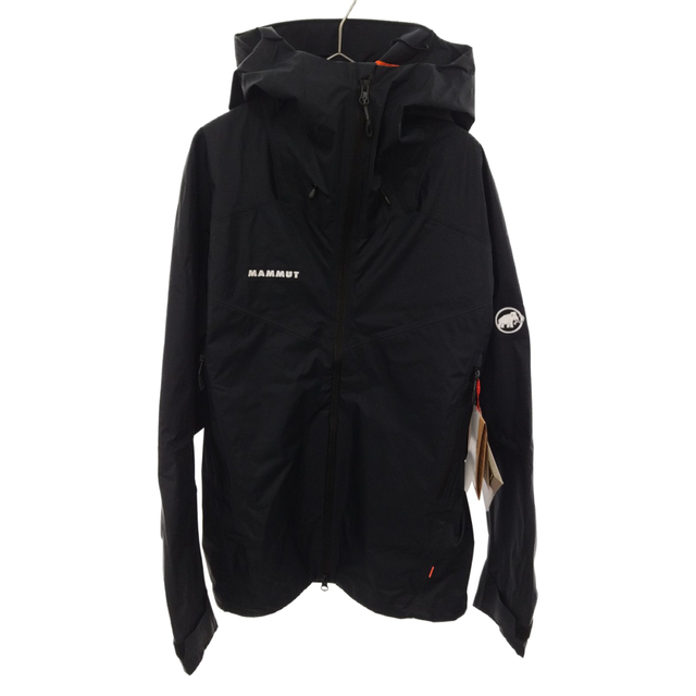 MAMMUT マムート Crater Light HS Hooded ロゴ刺繍ナイロンマウンテンパーカー 1010-29550 ブラック