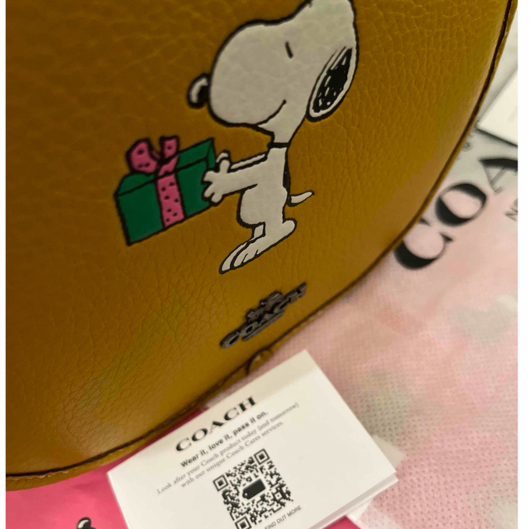 コーチ　スヌーピー　コーチ　キャンティーン クロスボディ　COACH ショルダー