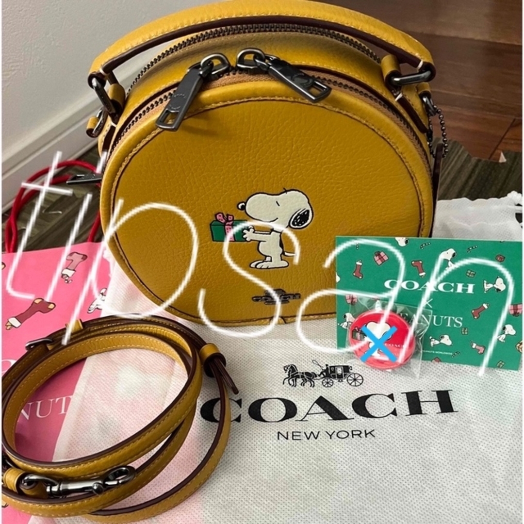 コーチ　スヌーピー　コーチ　キャンティーン クロスボディ　COACH ショルダー