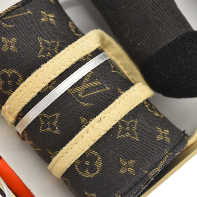 120センチ横幅LOUIS VUITTON ルイヴィトン 2013年クリスマス限定 ノベルティ ベルボーイ グルーム 人形 ブラウン モノグラム