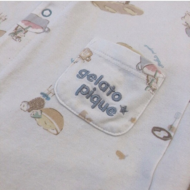 gelato pique(ジェラートピケ)のジェラートピケ アニマルクッキング baby ロンパース キッズ/ベビー/マタニティのベビー服(~85cm)(ロンパース)の商品写真