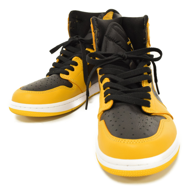 NIKE ナイキ AIR JORDAN1 RETRO HIGH OG POLLEN エアジョーダン1 ハイカットスニーカー パラン ブラック/イエロー 555088-701