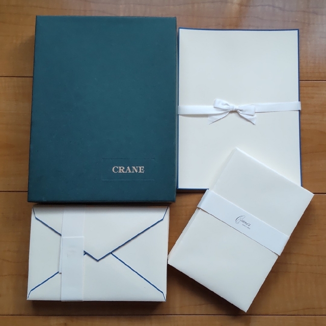 レターセット　CRANE　箱入　便箋封筒　文具/ステーショナリー