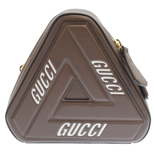 Gucci - GUCCI グッチ ×PALACE Leather Triferg Small Shoulder Bag With Web Strap Brown パレス トライファーグ スモール ショルダーバッグ ブラウン 723739