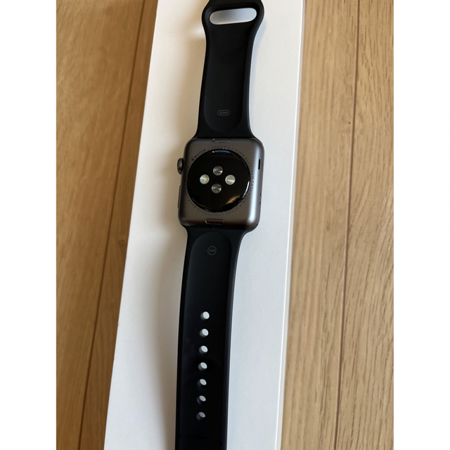 Apple Watch(アップルウォッチ)の【価格相談可能‼️】APPLE WATCH3 42 スペースグレイ メンズの時計(腕時計(デジタル))の商品写真