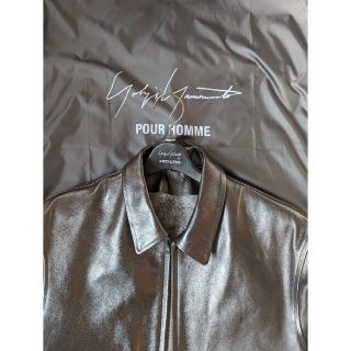 ヨウジヤマモトプールオム(Yohji Yamamoto POUR HOMME)の至極　新品　ヨウジヤマモト&バックラッシュ　6.1 THE MAN"　ライダース(レザージャケット)