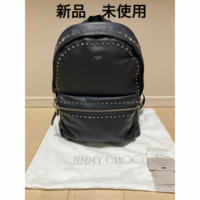 ジミーチュウ バッグパック リュック ウィルマー スタッズ ネイビー