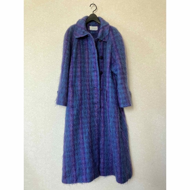 mohair vintage long coatレディース