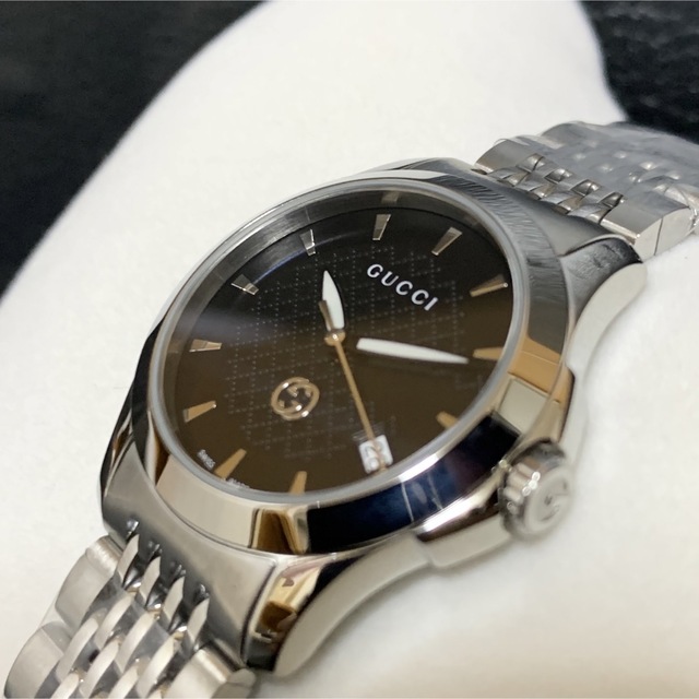 売れ筋アイテムラン Gucci YA1265006 Gタイムレス ブラック 腕時計 【新品未使用品】GUCCI 腕時計 