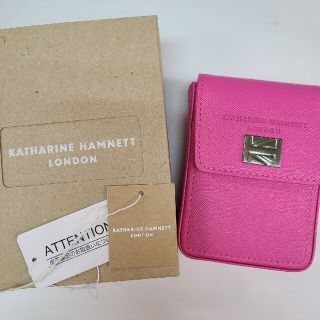 キャサリンハムネット(KATHARINE HAMNETT)の新品未使用キャサリンハムネット　タバコケース　シガレットケース　ピンク(ポーチ)