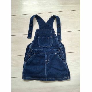 MUJI (無印良品) - コーデュロイ ジャンパースカート サロペット 90の