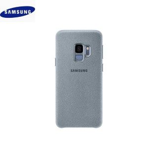 サムスン(SAMSUNG)のGalaxy S9 Alcantara アルカンターラ カバー グレイ 純正品(Androidケース)