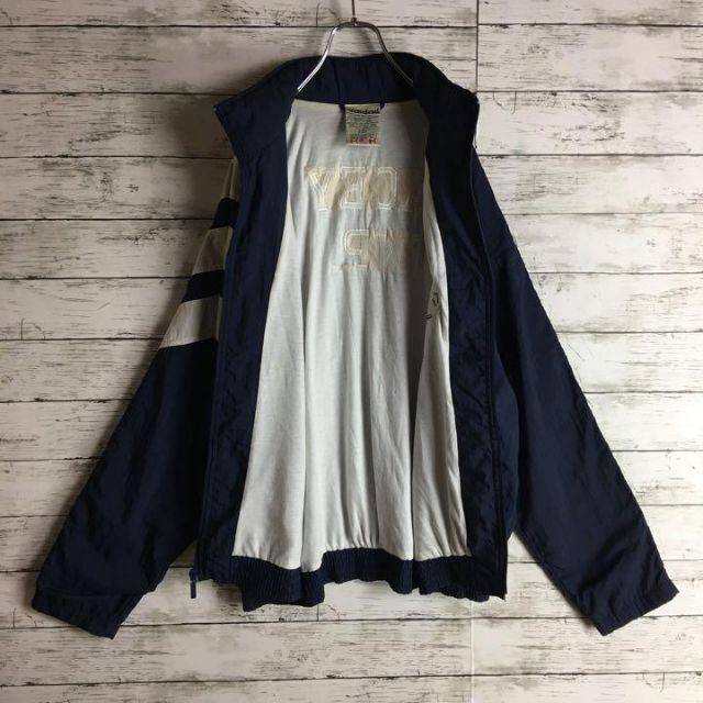 90s】アディダス☆超希少デザインナイロンジャケット 入手困難 ゆるだ