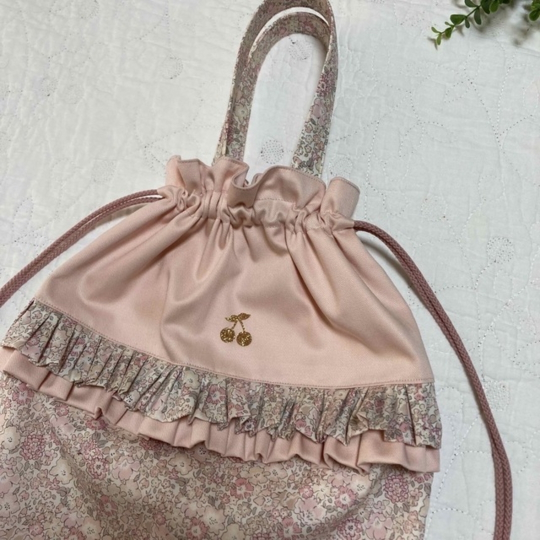 入園入学グッズ ハンドメイド 3点(絵本袋 着替え袋 靴袋) ミシェル