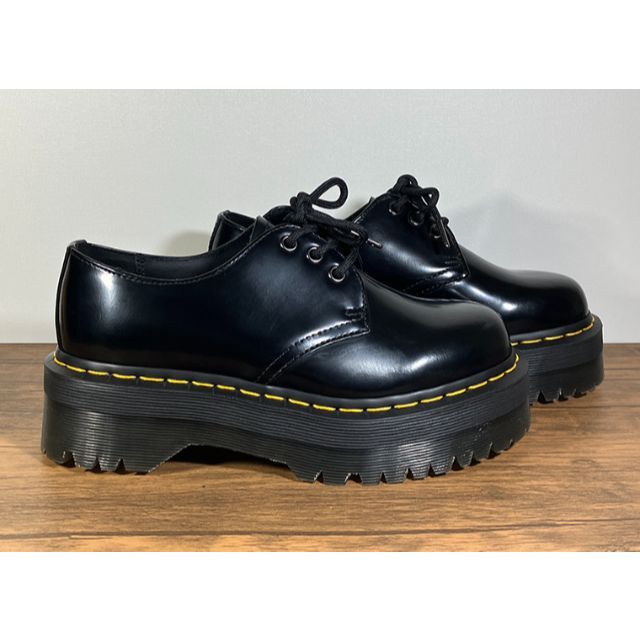 Dr.Martens(ドクターマーチン)のドクターマーチン 1461 QUAD 3ホール ダブルソール 厚底 ブーツ レディースの靴/シューズ(ブーツ)の商品写真