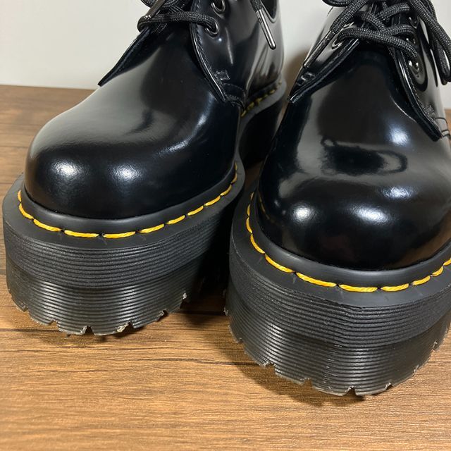 Dr.Martens(ドクターマーチン)のドクターマーチン 1461 QUAD 3ホール ダブルソール 厚底 ブーツ レディースの靴/シューズ(ブーツ)の商品写真