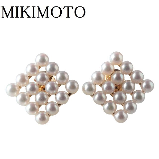 MIKIMOTO - ミキモト ベビーパール ピアス アコヤパール3.5mm K18YG 【9194】