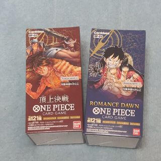 ワンピース(ONE PIECE)のワンピースカードゲーム　ロマンスドーン＋頂上決戦　各1BOX(Box/デッキ/パック)