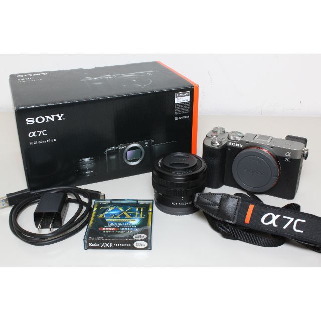 新品級 ショット数わずか SONY ILCE-7CL ミラーレス レンズ