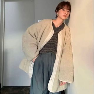 クラネ(CLANE)のCLANE♡GLOSS WEAVE TUCK PANTS(カジュアルパンツ)