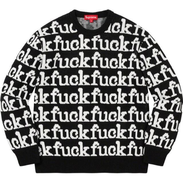 ブラックサイズSupreme Fuck Sweater Black XL