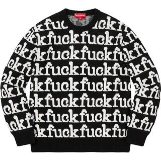 シュプリーム(Supreme)のSupreme Fuck Sweater Black XL(ニット/セーター)