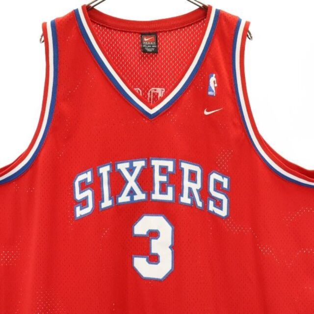 新品　NBA　ユニフォーム　タンクトップ　メンズM　アイバーソン　SIXERS