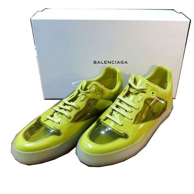 【新品】BALENCIAGA　スニーカー　クリア　切替