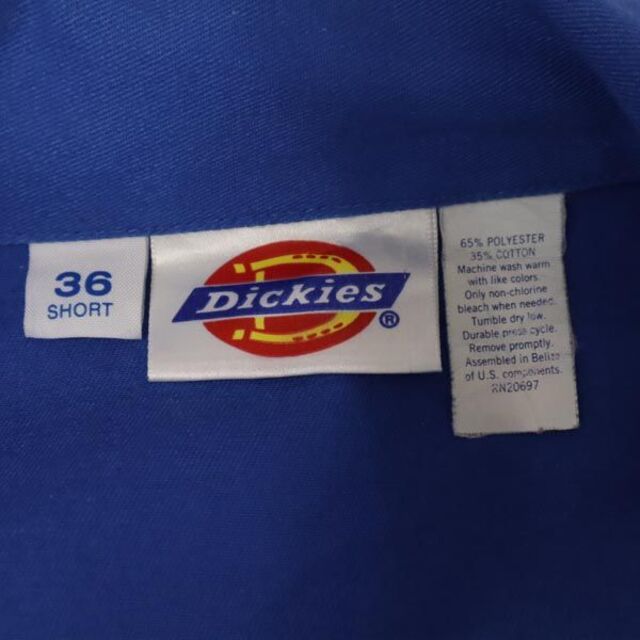 Dickies ディッキーズ 長袖 つなぎ 36 青 Dickies 作業服 作業着 メンズ 【220929】 【中古】の通販 by  古着屋BIG2nd's shop｜ディッキーズならラクマ