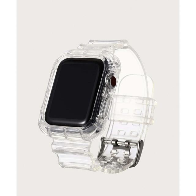 Apple Watch クリアバンド42/44/45mm メンズの時計(ラバーベルト)の商品写真