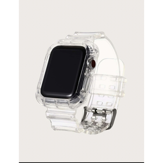 Apple Watch クリアバンド 38/40/41mm メンズの時計(ラバーベルト)の商品写真