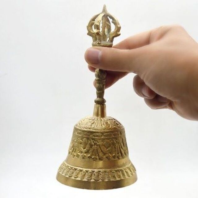 ベル ドルジェ バジュラ チベット 仏教 浄化 ハンドメイド 手作り メAiO