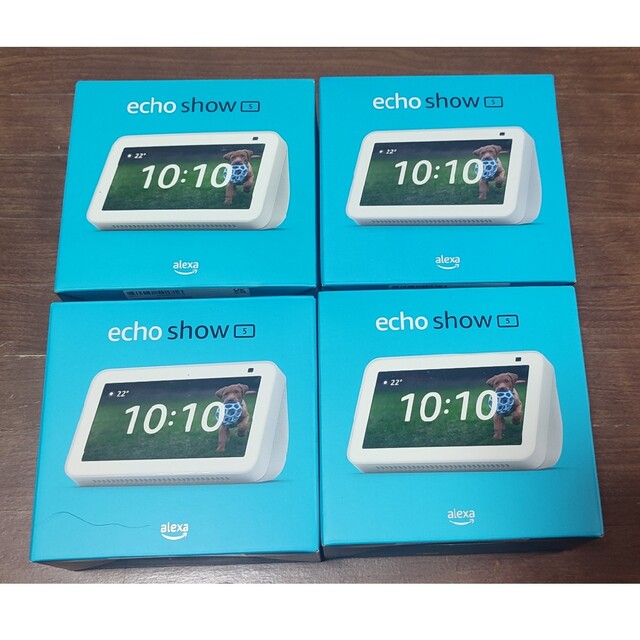 新品4個セット Echo Show 5 (エコーショー5) 第2世代 希少!大人気