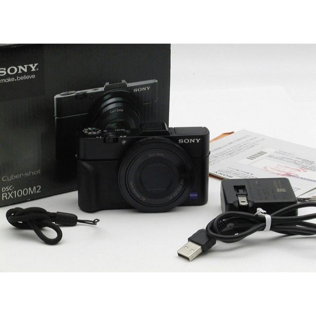 人気の SONY ソニー DSC-RX100M2 デジカメ Cyber-shot コンパクト