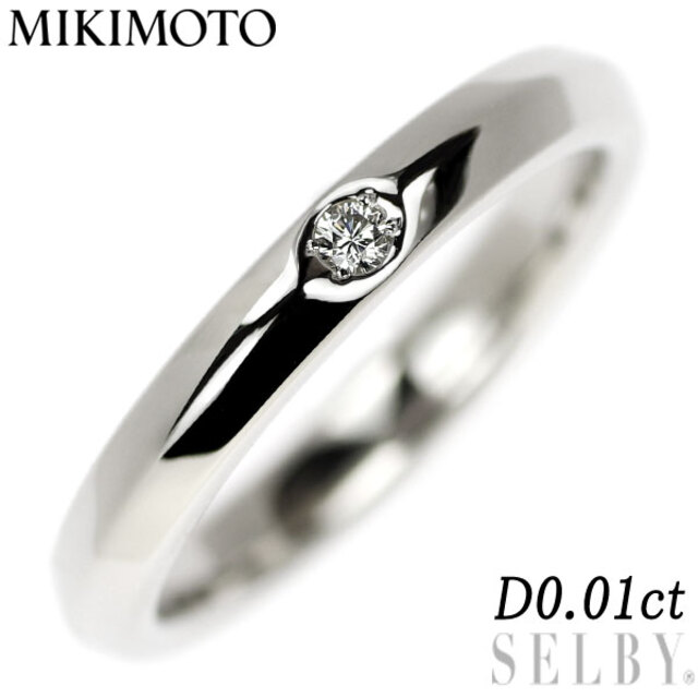 待望☆】 ミキモト ダイヤモンド 0.15ct リング Pt950 8号 nrsports.com.br