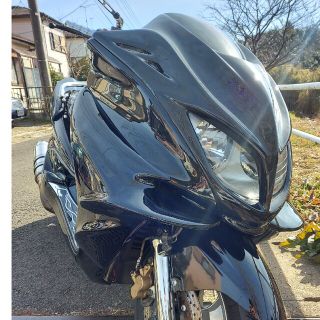 ヤマハ(ヤマハ)のマジェスティー250 　SGD3J  フルカスタム　黒パールオールペン　実働車(車体)